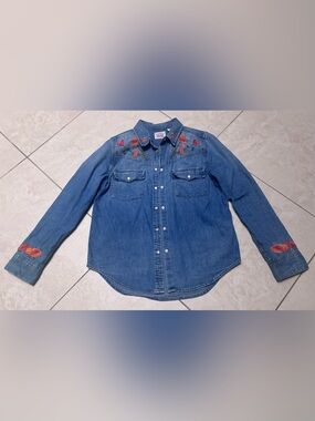 Levi’s embroidered denim shirt